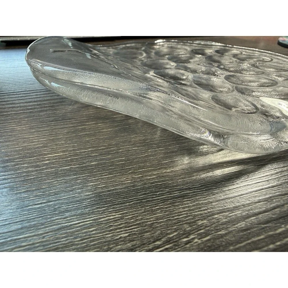 2 Kosta Boda Kosgrap Grape Glass Snack Plates‎ Ann Wärff Sweden 8